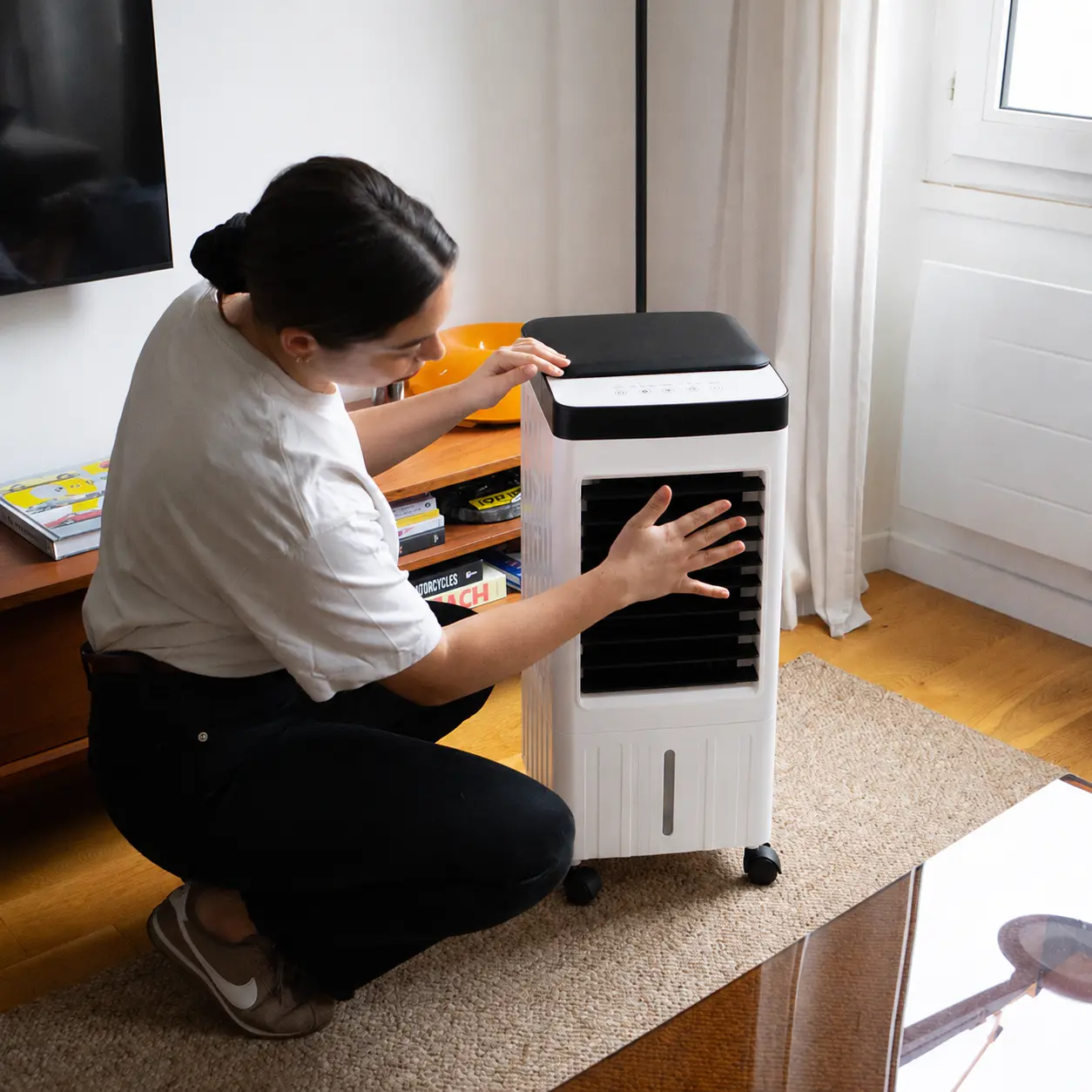 VentCool Polara — enfriador portátil, listo para usar sin instalación